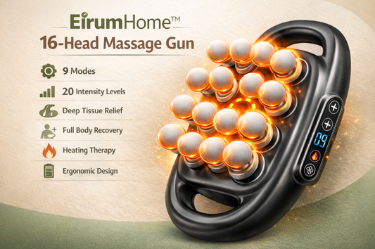 EirumHome™ 16-Head Massage Gun