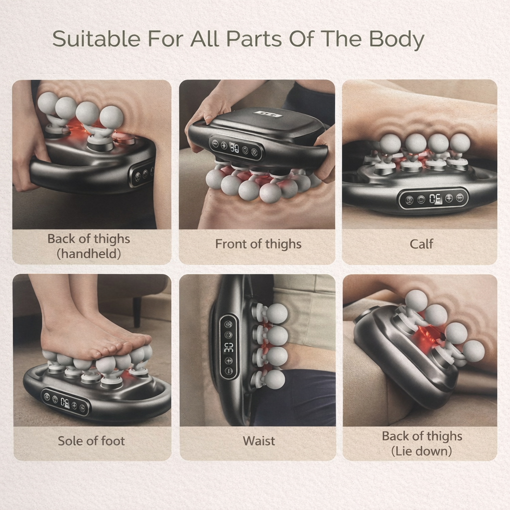 EirumHome™ 16-Head Massage Gun