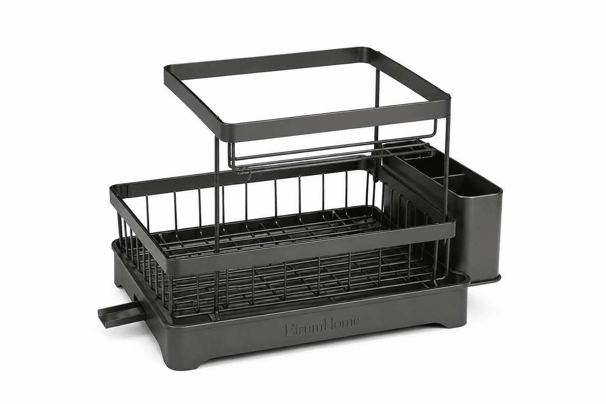 EirumHome™ FlowDry 2-Tier Dish Rack